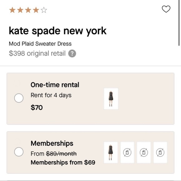 192 NWOT Kate Spade Wool Blend Mod Plaid Dress Size Medium - Picture 10 of 10